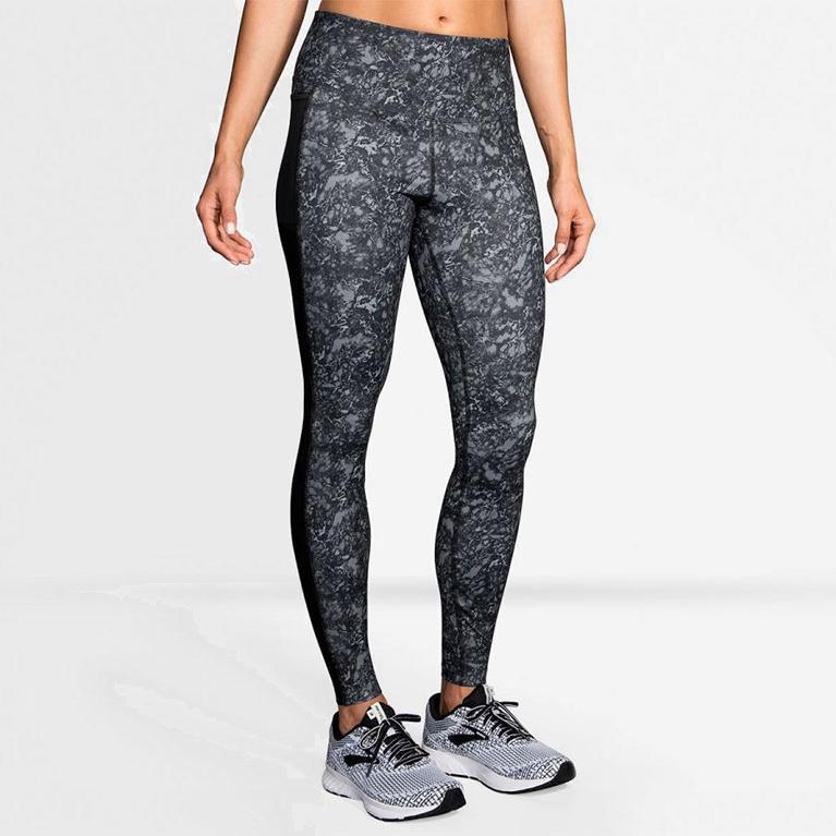 Brooks Greenlight Womens Running Leggings Ireland Grey (DZJM-13576)